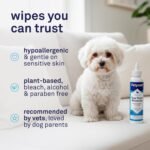 Petpost Tear Stain Remover for Dogs | 8 oz Gentle Dog Eye Cleaner Solution | Safe Dog Tear Stain Remover for White Fur & Light-Coated Breeds | Bleach Free - Image 3