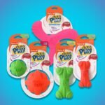 Hartz DuraPlay Ball Squeaky Latex Dog Toy, Neon Green, Neon Pink & Neon Orange, Large 3 Count Pack - Image 5