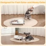 Elevated Slow Feeder Dog Bowls with Splash Proof Stand, Slow Eating 5X - Image 6