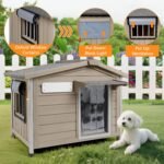 Dog House Outdoor with Openable Roof for Small to Medium Dogs, Weatherproof - Image 3