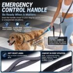 Hands Free Dog Leash,Galaxy Reflective,Crossbody Dog Leash,Black - Image 4