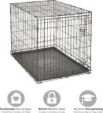 New World by Midwest 42-Inch Single Door Crate, for Large Breeds, 71-90 lbs - Image 3
