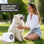 MEKAPLE Automatic Dog Ball Launcher, Upgraded Interactive Dogs Balls Thrower for Small Dogs, Distance Adjustable Mental Stimulating Dog Toys with 4 Durable Etpu Balls 2.2 Inch (Silver Grey) - Image 4