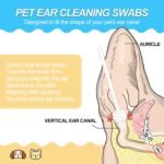 Large-Head Dog Ear Swabs, Gourd Cotton Tips, 56 pcs - Image 2