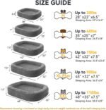 JOEJOY Orthopedic Dog Bed for Large Dogs, 360° Oval Bolster, 35" - Image 7