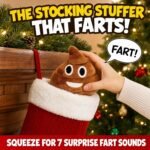 Funny Plush Poop Toy with Fart Sounds, Squeeze for 7 Different Farts - Image 3