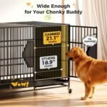 CAMMOO 48'' Heavy Duty Dog Crates for Large Dogs, Dog Kennel Indoor - Image 7