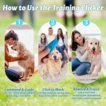 Dog Clicker for Training,2 Pcs Dog Training Clicker Dog Trainer Cat Clicker - Image 3