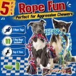 Forfon Tough & Strong Dog Rope Toy for Aggressive Chewers - Image 2