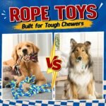 Forfon Tough & Strong Dog Rope Toy for Aggressive Chewers - Image 4
