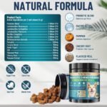 VICSOM Dog Allergy Relief & Probiotic Chews Bundle, 200 Count Each - Chicken Flavor Soft Chewswith Probiotics, Omega-3, Colostrum & Digestive Enzymes for Skin, Coat & Gut Support - Image 4