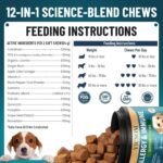 VICSOM Dog Allergy Relief & Probiotic Chews Bundle, 200 Count Each - Chicken Flavor Soft Chewswith Probiotics, Omega-3, Colostrum & Digestive Enzymes for Skin, Coat & Gut Support - Image 6