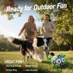 QDAN Dog Toys Dog Balls, 6 Inch Dog Soccer Ball with Straps, Herding Balls - Image 5