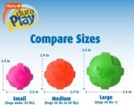 Hartz Dura Play Bacon Scented Squeak Ball Dog Toy for Small Breeds, 3 Pack - Image 3