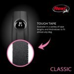 FLEXI® Classic Tape Retractable Dog Leash, Large, 26 ft - Black - Image 4