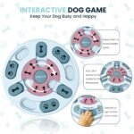 Dog Puzzle Toy, Treat Dispensing Interactive Dog Toys, Blue - Image 5