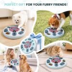 Dog Puzzle Toy, Treat Dispensing Interactive Dog Toys, Blue - Image 6