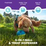Outward Hound Nina Ottosson Treat Tumble Dog Toy Puzzle Ball, 4.8" - Image 3