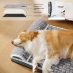 Orthopedic Large Dog Bed Pillow Pet Sofa Bed 36''X24'' Grey - Image 3