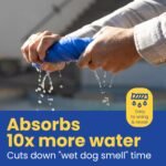 Shammy Dog Towel for Drying Dogs Large, 34x26in, Ultra Absorbent, 1 Pack - Image 3