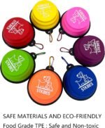 Collapsible Dog Bowl, 10 Pack, Portable, Safe, Reusable, Suitable for Indoor and Outdoor Activities - Image 5