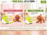 PT5 Automatic Dog Ball Launcher for Small Dogs, 6 × 2-Inch Mini Tennis Balls, Rechargeable Fetch Machine with 3 Launch Distances - Image 8