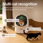 PETLIBRO Automatic Litter Box with Accessories Kit & AI-Camera Waste Analysis, Large Open Top Self Cleaning Litter Box with 24/7 Odor Control, Safety Sensors, Multi-Cat Recognition & Usage Tracking - Image 6