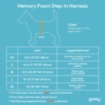 Gooby Memory Foam Step-in Dog Harness, Purple, Medium - Image 2
