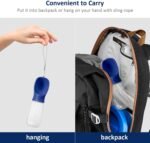 WePet Portable Dog Water Bottle, 19 OZ, Leak Proof Puppy Water Dispenser with Drinking Feeder for Pets Outdoor Walking, Hiking, Travel, Food Grade Plastic - Image 6