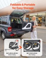 VEVOR Dog Bike Trailer, 2-in-1 Bicycle Carrier Supports up to 66/88/100 lbs - Image 5