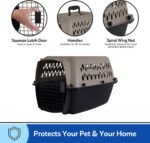 Petmate Vari Dog Kennel, Carrier, 10 to 20lbs, 24in, Taupe and Black - Image 5