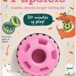 WOOF Pupsicle Interactive Dog Ball Toy for Dogs Small 10-25 lbs – Pink