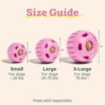 WOOF Pupsicle Interactive Dog Ball Toy for Dogs Small 10-25 lbs - Pink - Image 7