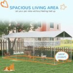 PawHut Outdoor Dog Kennel for Large Breeds 20' x 7.5' x 6.5' - Image 4