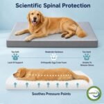4" Cooling Dog Bed for Crate, XL Orthopedic Cooling Dog Mat - Image 4
