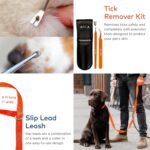 ARCA PET Cat & Dog First Aid Kit - High Visibility Reflective Zipper with Fluorescent Letter Print - 100 pcs with Dog Thermometer, Tick Remover Kit & Pet First Aid Kit Manual Book - Image 4