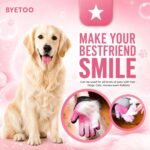 BYETOO Pet Dog Cat Grooming Glove with 261Tips,Gentle Deshedding Brush Glove,Efficient Pet Hair Remover Mitt,Massage Tool with Enhanced Five Finger Design,for Dog,Cat,Rabbit,Horse with Long/Short Fur - Image 9