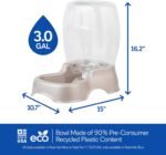 Petmate Pet Cafe Cat and Dog Water Dispenser, 3 Gallon - Image 3