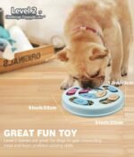 Joansan Interactive Dog Puzzle Game Toys, Dog Enrichment Toys for Puppy Mentally Stimulating Treat Dispenser Dog Treat Puzzle Feeder for Small,Medium and & Large Dogs Treat Training (Blue) - Image 4