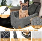 Dog Car Seat for Small Medium Dogs, Memory Foam Dog Booster Seat, 35 lbs - Image 3