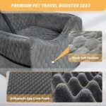 Dog Car Seat for Small Medium Dogs, Memory Foam Dog Booster Seat, 35 lbs - Image 5