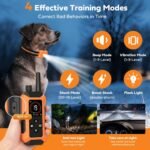 Shock Collar for 2 Dogs with Light Waterproof 2 Pack Remote Training Collar - Image 3