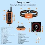 Shock Collar for 2 Dogs with Light Waterproof 2 Pack Remote Training Collar - Image 7