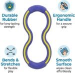 Outward Hound FlyFetch Durable Rubber Tug Dog Toy for All Breeds, 10.9" - Image 3