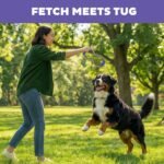 Outward Hound FlyFetch Durable Rubber Tug Dog Toy for All Breeds, 10.9" - Image 4