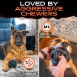 Monster K9 Ring Ball - for Toughest Chewers, Natural Rubber Dog Toy, 5.5 in - Image 5