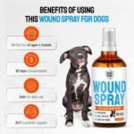 SILVER GRADE Dog Wound Spray Helps with Hot Spots, Irritations, Bites, Burns, Rashes, Itch, Scratching – Better Use with a Dog Cone to Stop Licking – Safe for Large and Small Breeds – 4 oz - Image 6