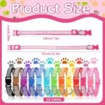 36 Pcs Puppy Collar and Leash Set Adjustable Dog Collars and Leash - Image 3