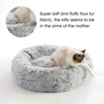 WESTERN HOME WH Calming Dog Bed & Cat Bed Washable Puppy Bed,24" Light Grey - Image 3