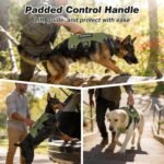 WINGOIN Escape Proof Dog Harness,No Pull for Large Dogs with Handle,Green,L - Image 4